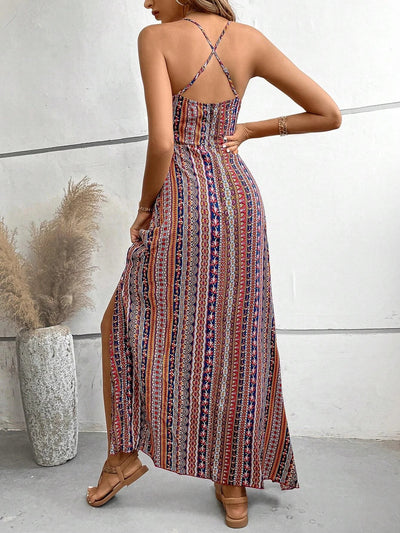 Hannah™ - Ethnic Backless Dress