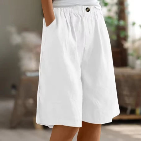 Women's Long Bermuda Shorts with Pockets