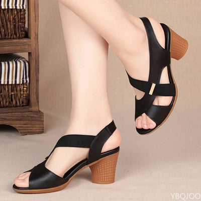 Lina™ -  Stylish Cross Strap Sandals