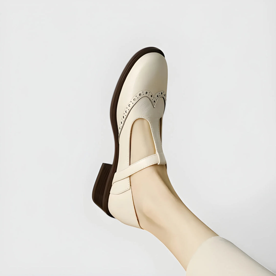 Women's Comfortable Mary Jane Shoes with Cushioning and Slip Resistant Sole