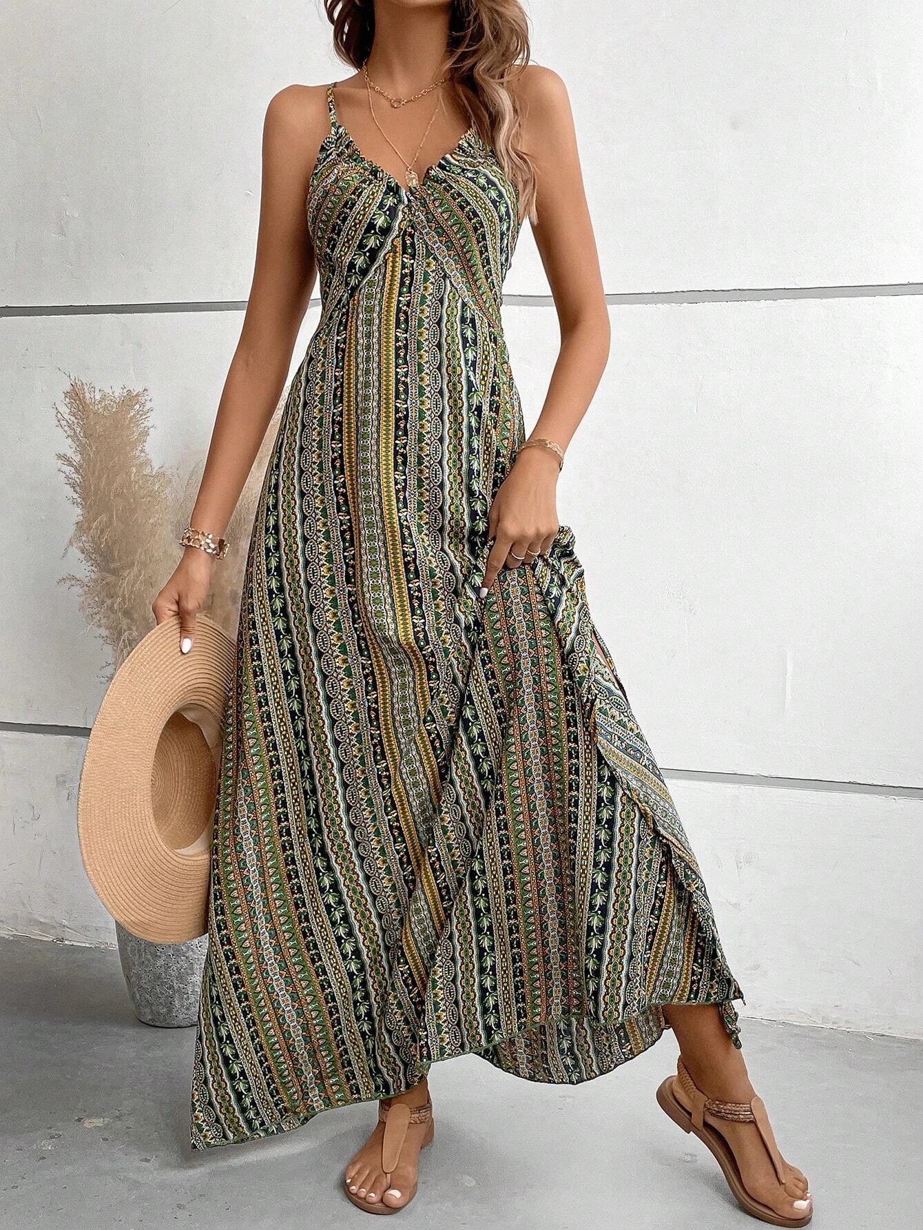Hannah™ - Ethnic Backless Dress