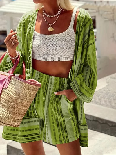 Layla™ - Elegant Top and Shorts Set
