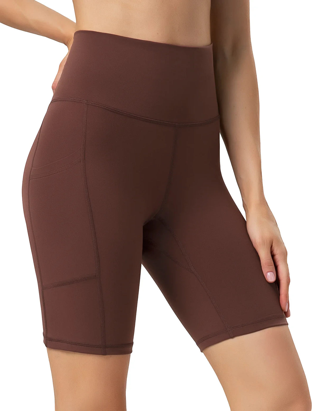 Women's Athletic Biker Shorts with High Waisted