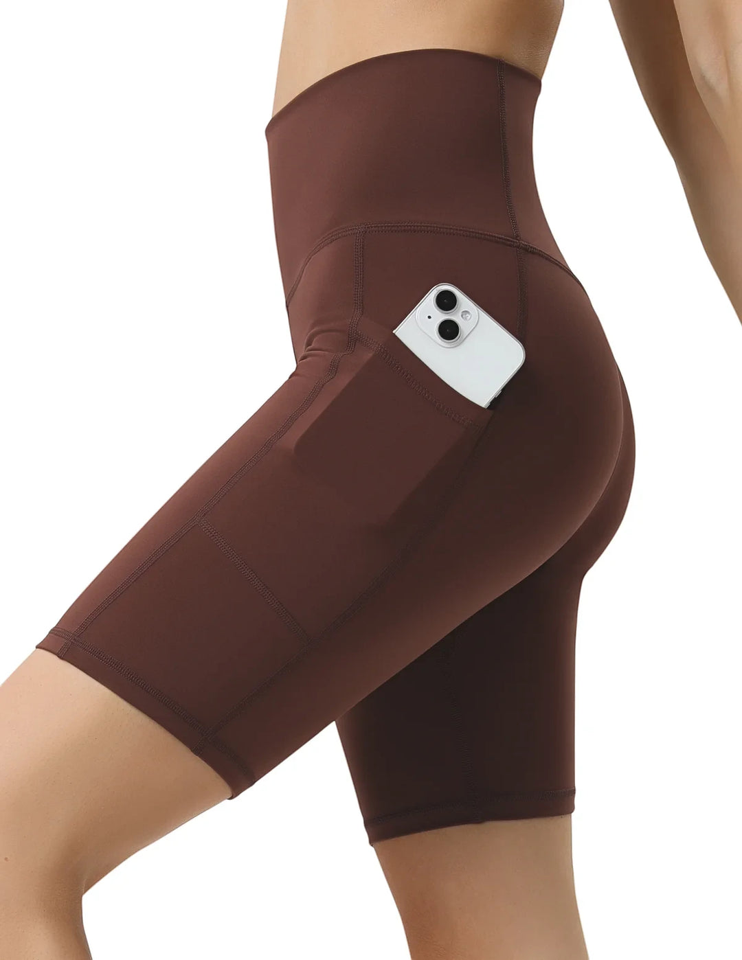 Women's Athletic Biker Shorts with High Waisted