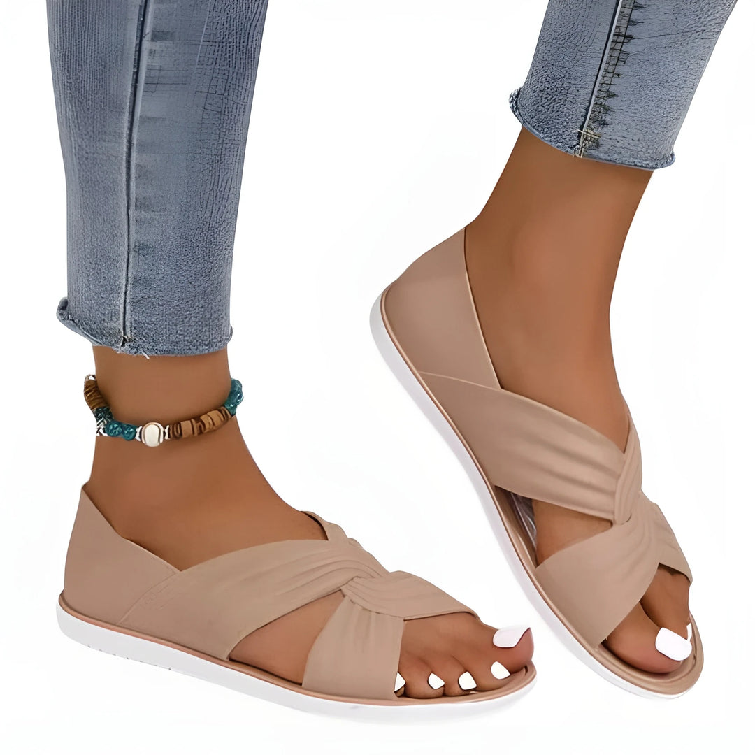 Women's Casual Dressy Sandals with Slip Resistant Sole and Cushioned Insole