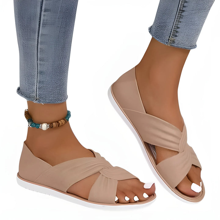 Women's Casual Dressy Sandals with Slip Resistant Sole and Cushioned Insole