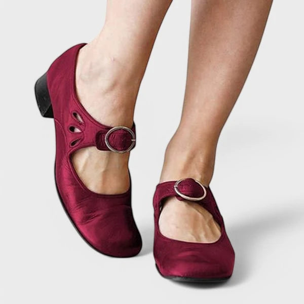 Women's Comfortable Casual Mary Jane Shoes with Slip Resistant Sole and Cushioned Insole