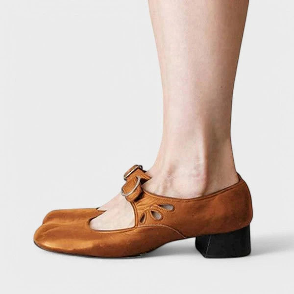 Women's Comfortable Casual Mary Jane Shoes with Slip Resistant Sole and Cushioned Insole