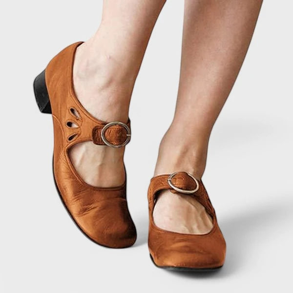 Women's Comfortable Casual Mary Jane Shoes with Slip Resistant Sole and Cushioned Insole