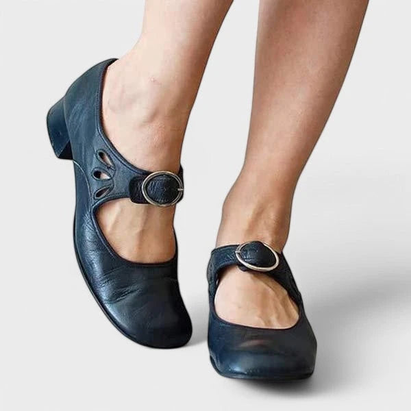Women's Comfortable Casual Mary Jane Shoes with Slip Resistant Sole and Cushioned Insole