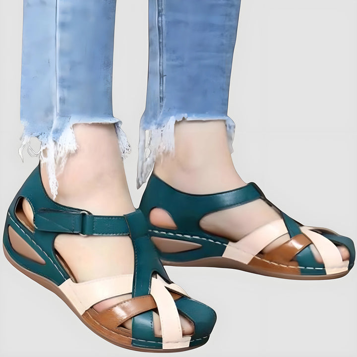 Women's Comfortable Dressy Sandals with Slip Resistant Sole and Cushioned Insole