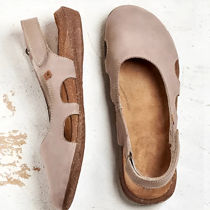 Women's Comfortable Slip On Sandals with Slip Resistant Sole and Arch Support