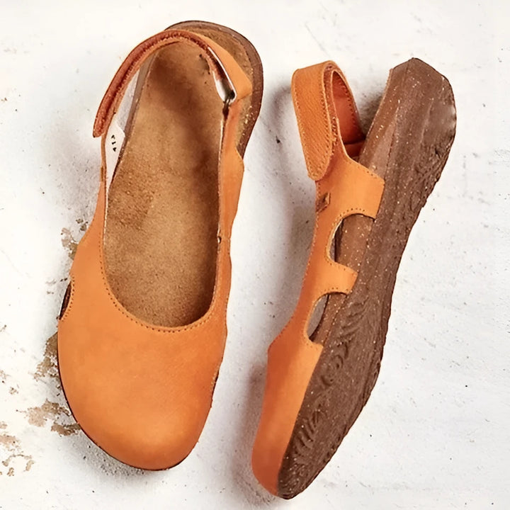 Women's Comfortable Slip On Sandals with Slip Resistant Sole and Arch Support