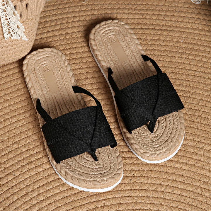 Women's Comfortable Slip On Sandals with Slip Resistant Sole and Cushioned Insole