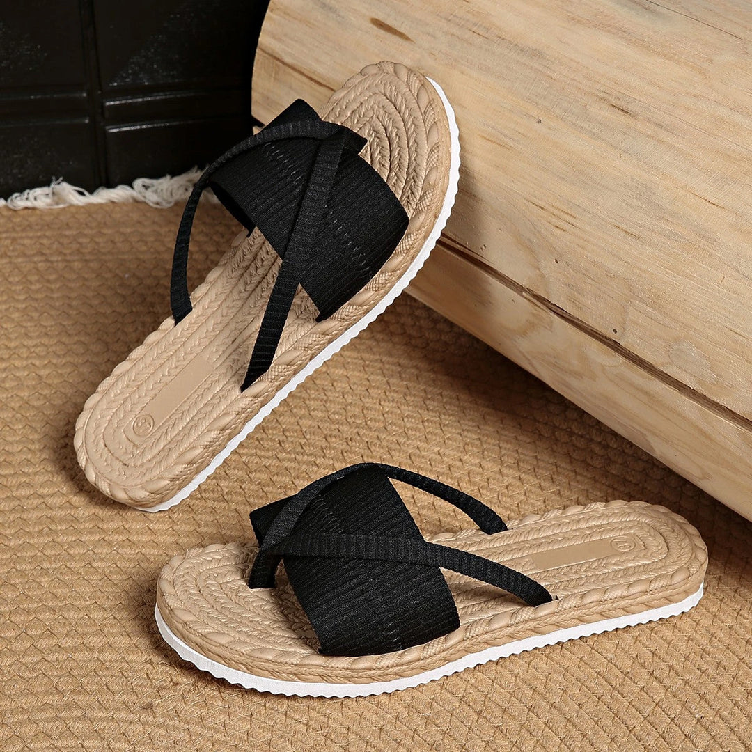 Women's Comfortable Slip On Sandals with Slip Resistant Sole and Cushioned Insole