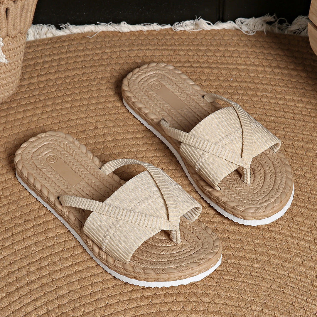 Women's Comfortable Slip On Sandals with Slip Resistant Sole and Cushioned Insole