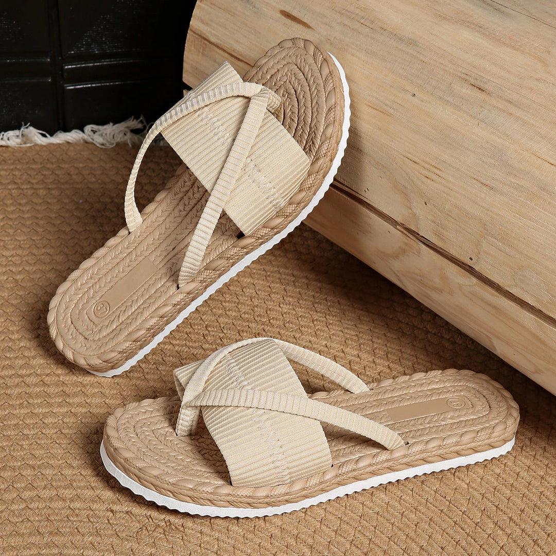 Women's Comfortable Slip On Sandals with Slip Resistant Sole and Cushioned Insole