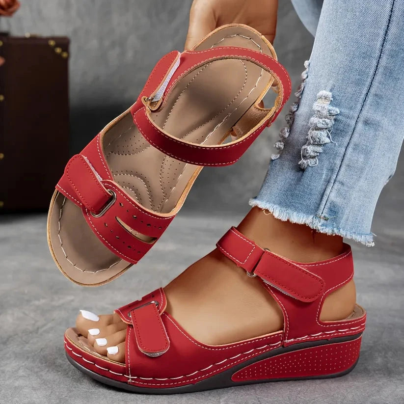 Women's Comfortable Wedges with Arch Support and Cushioning