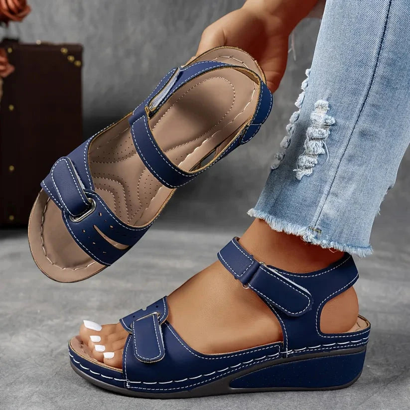 Women's Comfortable Wedges with Arch Support and Cushioning