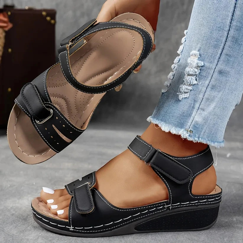 Women's Comfortable Wedges with Arch Support and Cushioning