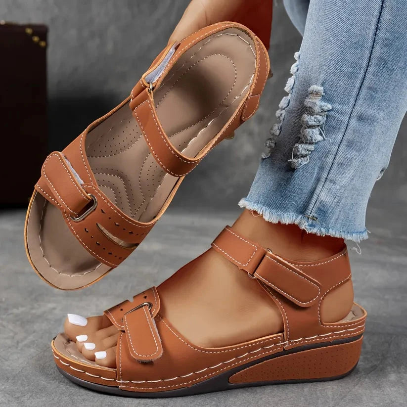 Women's Comfortable Wedges with Arch Support and Cushioning
