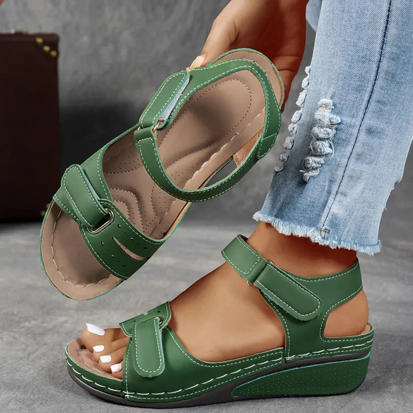 Women's Comfortable Wedges with Arch Support and Cushioning
