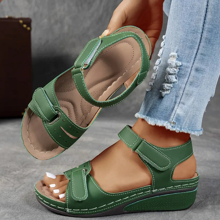 Women's Comfortable Wedges with Arch Support and Cushioning