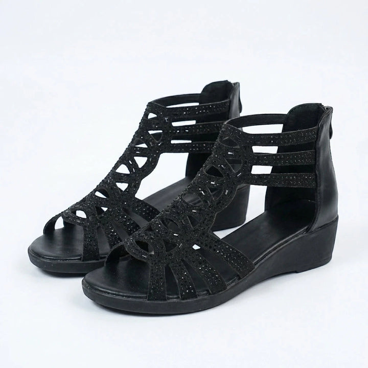 Women's Comfortable Wedges with Cushioning and Arch Support