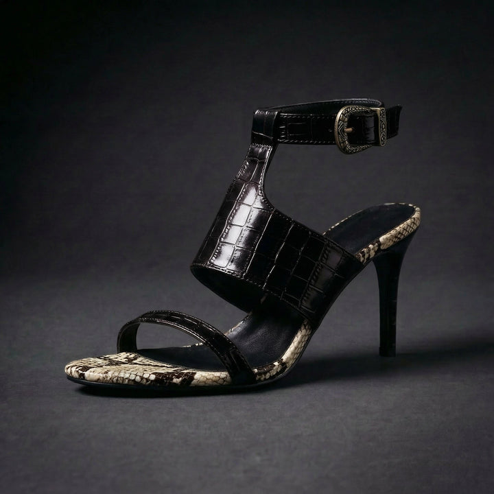 Women's Dressy Stiletto Sandals with Strappy Detail