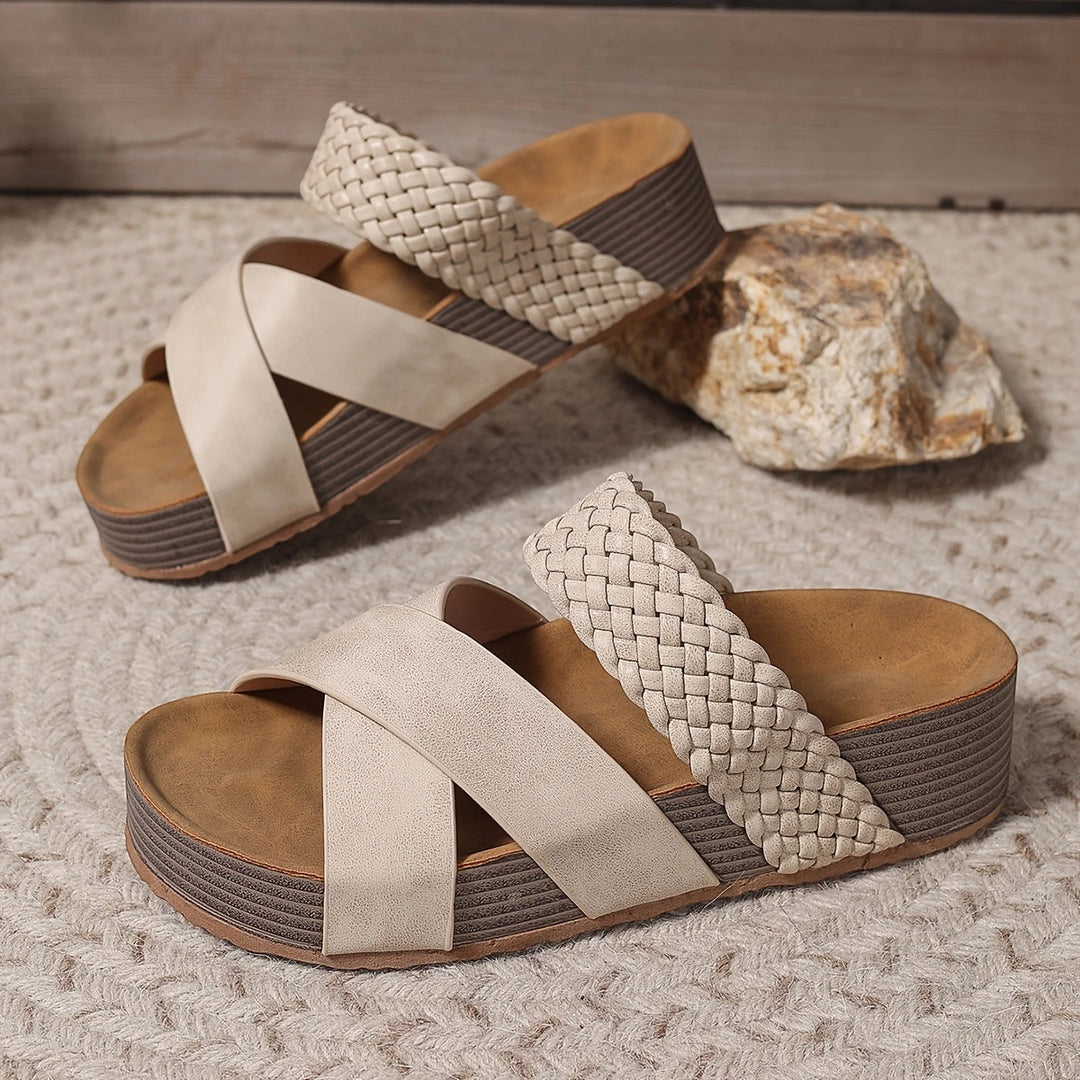 Women's Platform Sandals with Cushioned and Arch Support