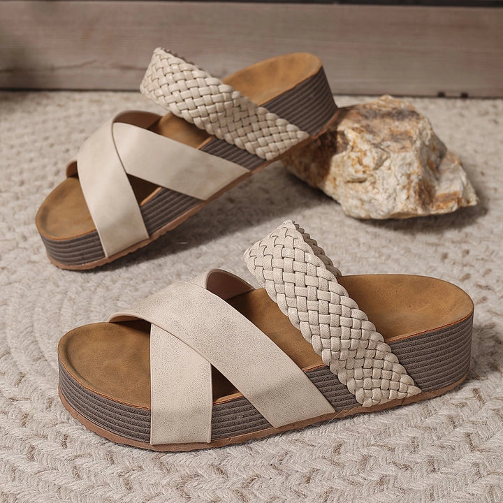 Women's Platform Sandals with Cushioned and Arch Support