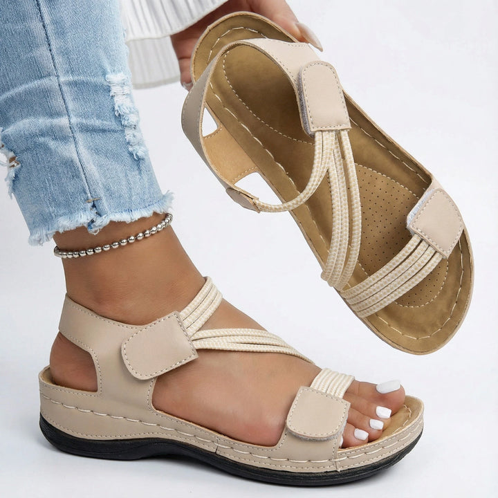 Women's Comfortable Platform Sandals with Cushioned and Arch Support