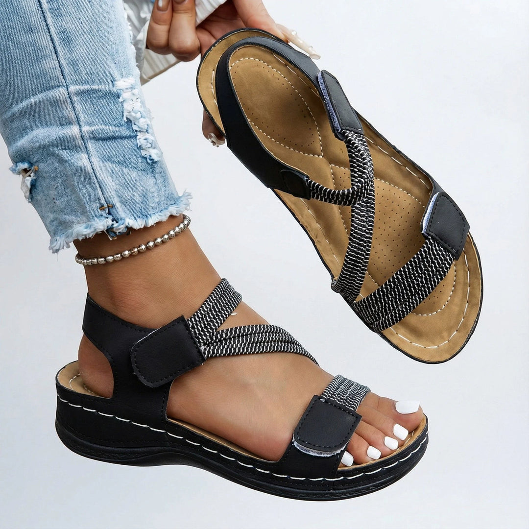 Women's Comfortable Platform Sandals with Cushioned and Arch Support