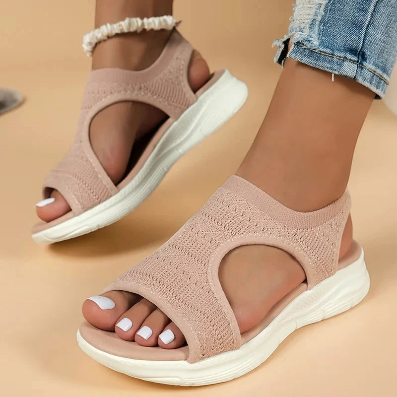 Women's Running Casual Sandals with Slip Resistant Sole and Cushioned Insole
