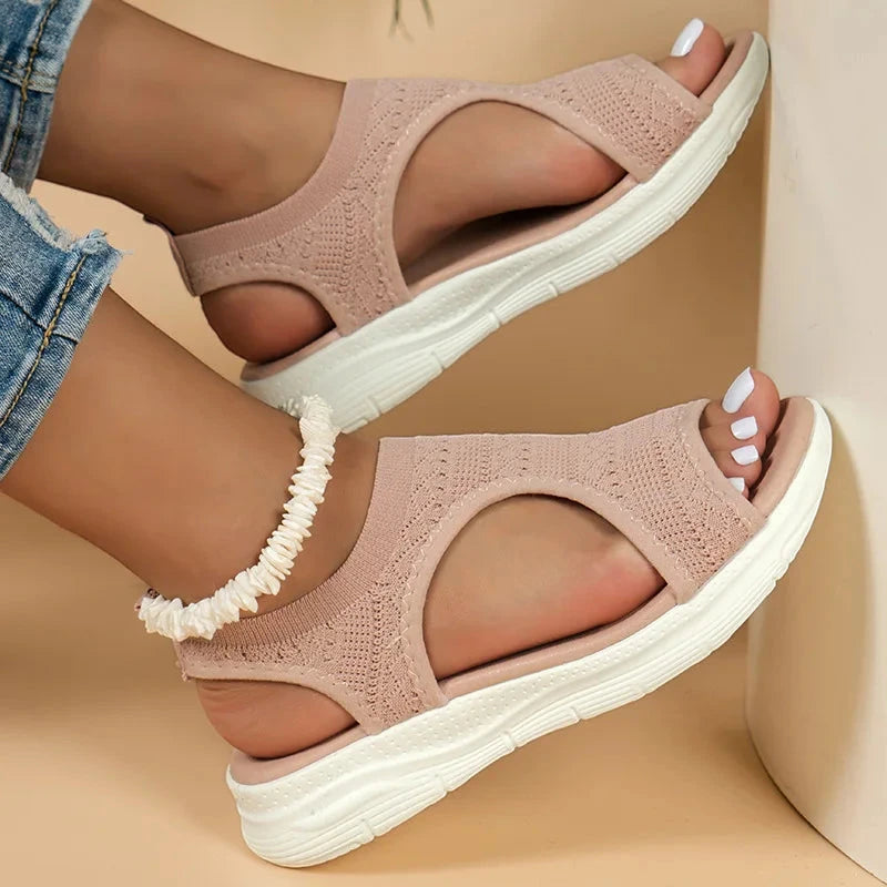 Women's Running Casual Sandals with Slip Resistant Sole and Cushioned Insole