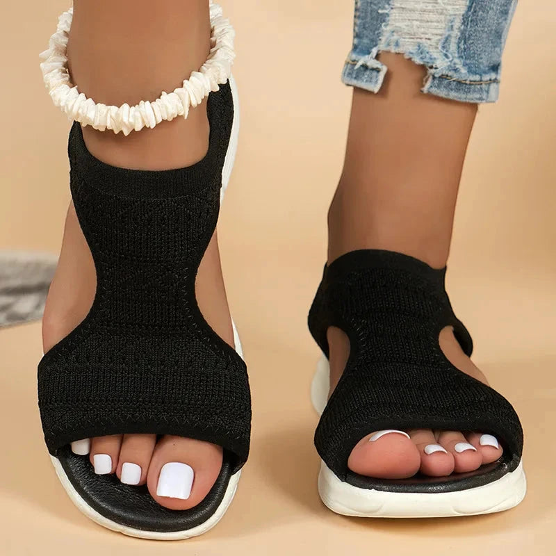 Women's Running Casual Sandals with Slip Resistant Sole and Cushioned Insole