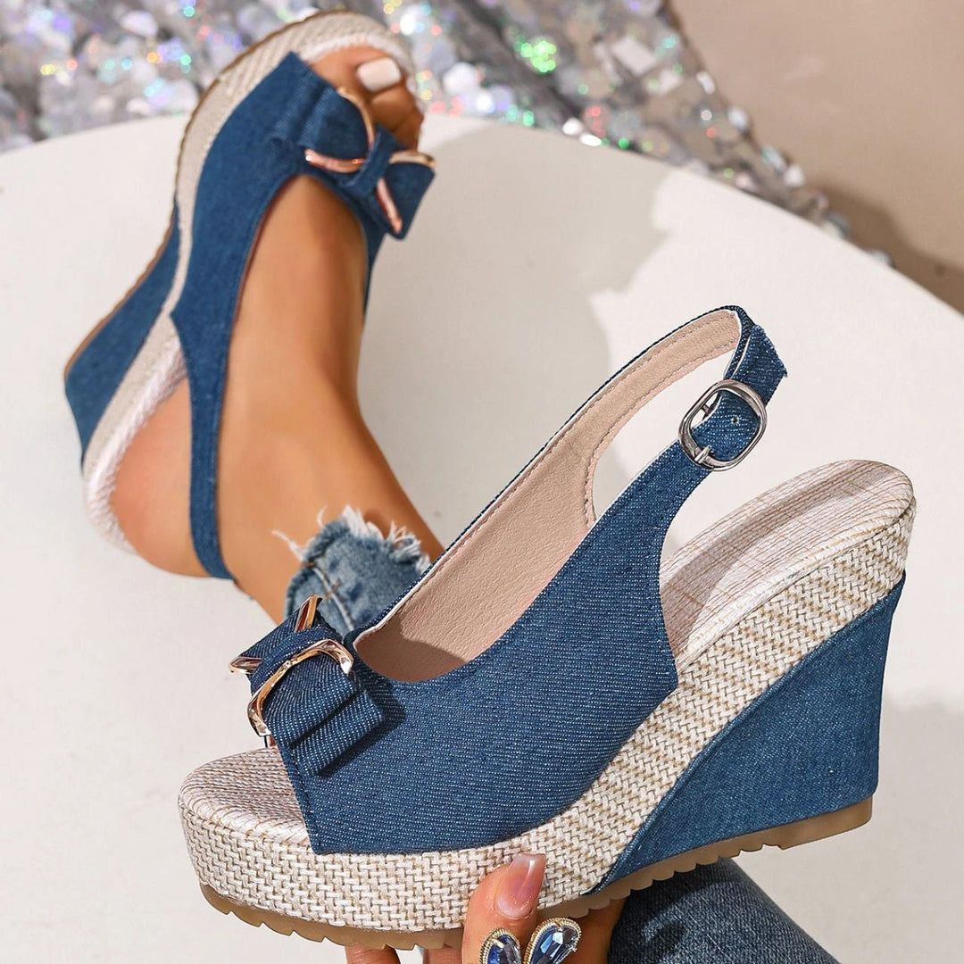 Women's Slingback Open Toe Sandals with Slip Resistant Sole and Cushioned Insole