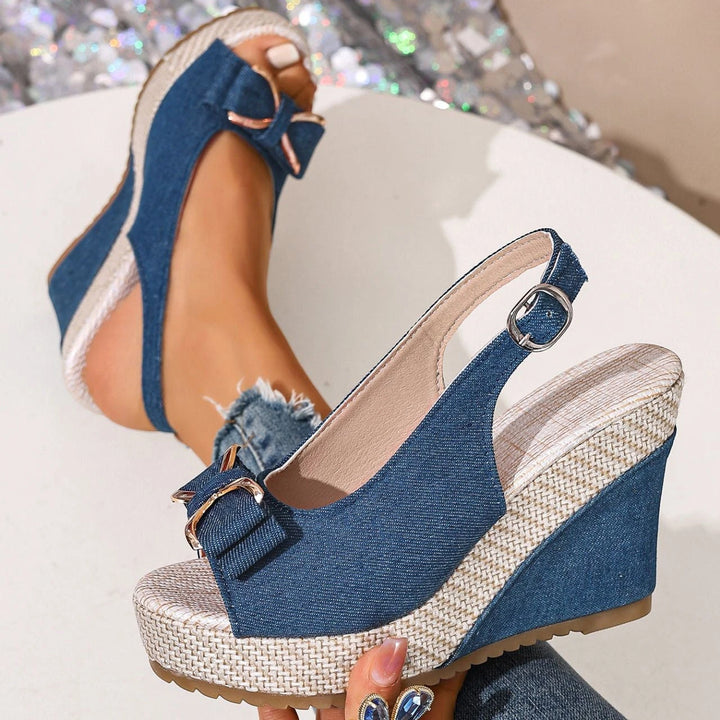 Women's Slingback Open Toe Sandals with Slip Resistant Sole and Cushioned Insole