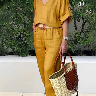 Zoe™ - Chic Top and Pants Set