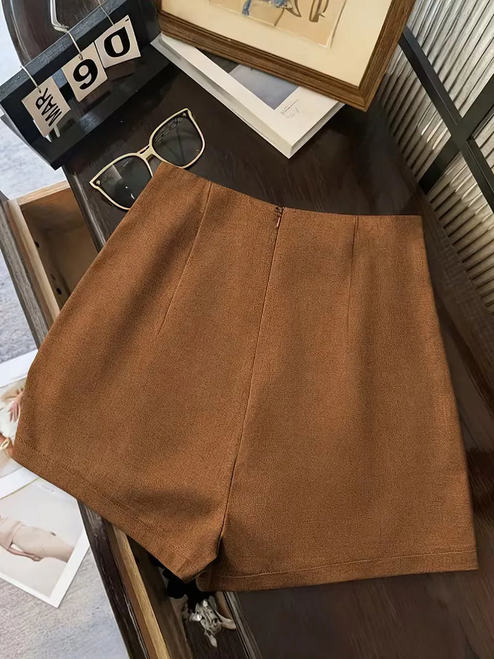 Women's Work Casual Shorts with High Waisted