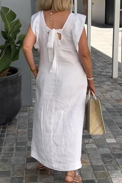 Sophia™ - Stylish Butterfly Sleeve Dress