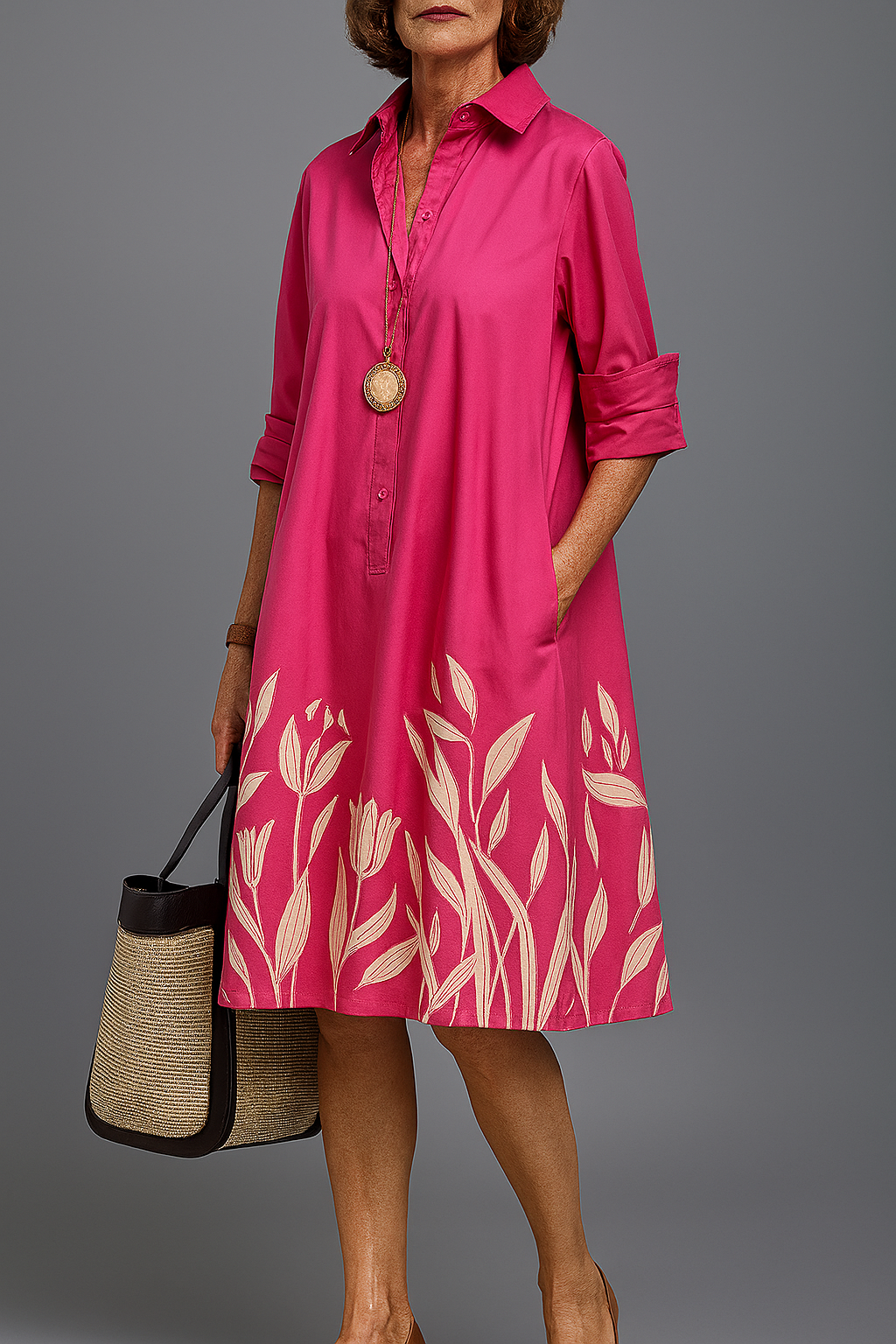 LIANE | Luxury Midi Dress for Unquestionable Elegance