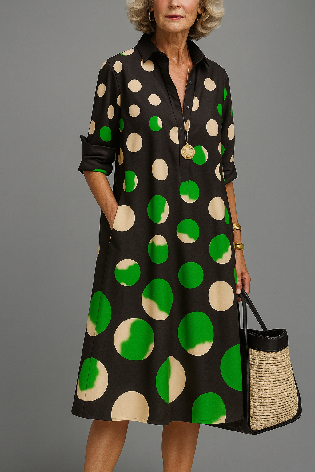 DANIELA | Luxury Midi Dress for Effortless Elegance