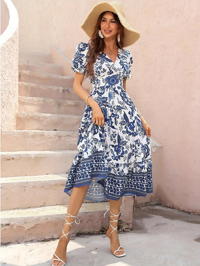 Savannah™ - Floral Print A-Line Dress