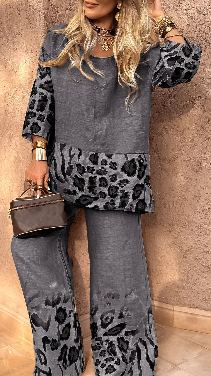 Scarlett™ - Stylish Leopard Print Set