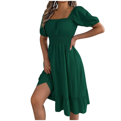 Amelia™ - Elegant Tummy Coverage Dress