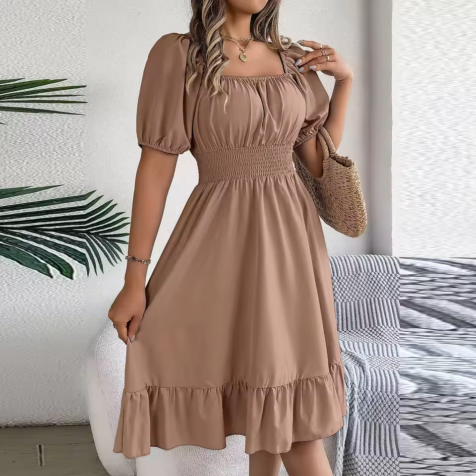 Amelia™ - Elegant Tummy Coverage Dress