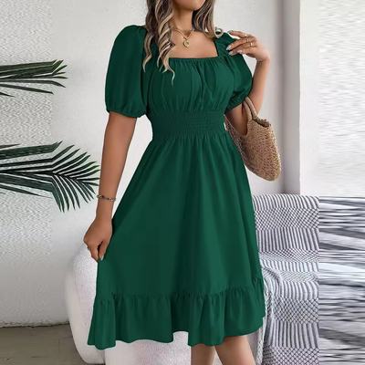 Amelia™ - Elegant Tummy Coverage Dress