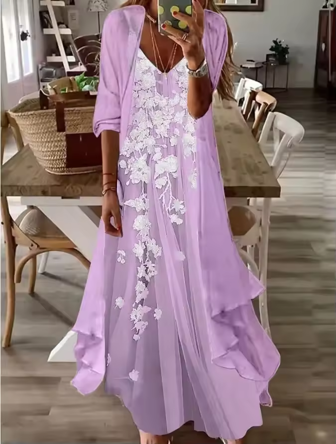 Alyssa™ - Stylish Two Piece Dress Set