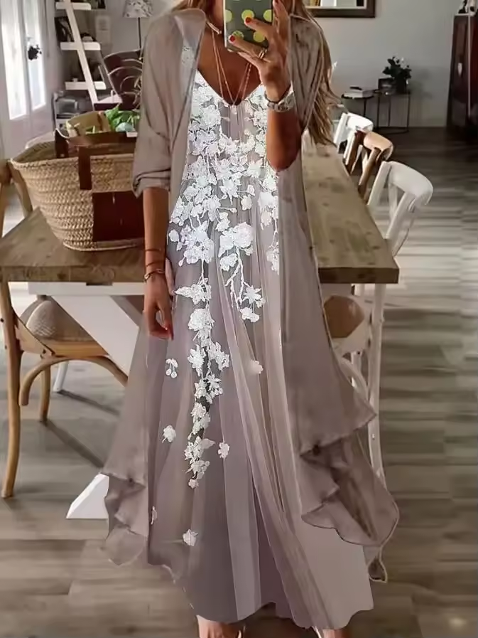 Alyssa™ - Stylish Two Piece Dress Set
